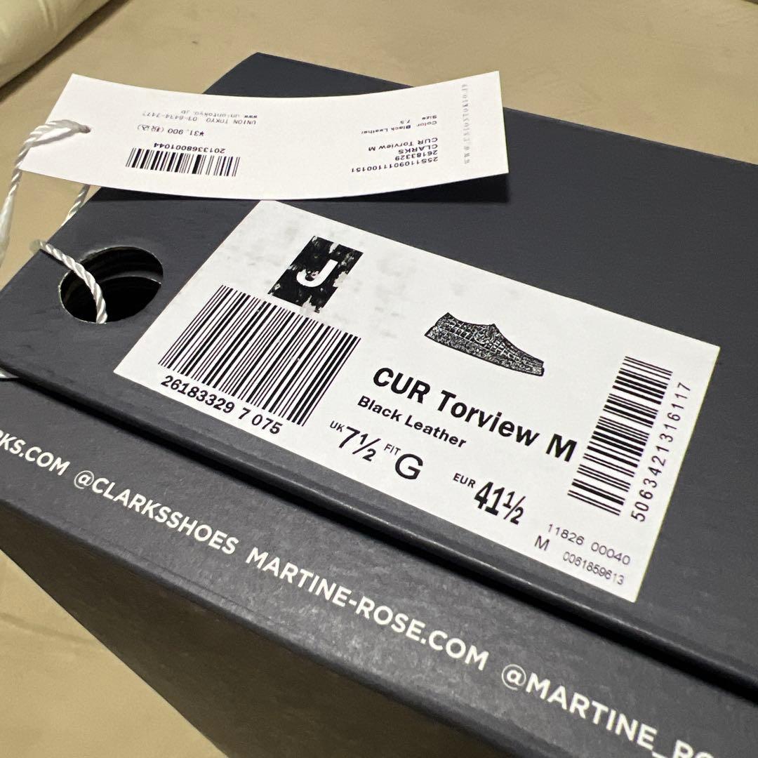 25ss Clarks Martine Rose Torview シューズ