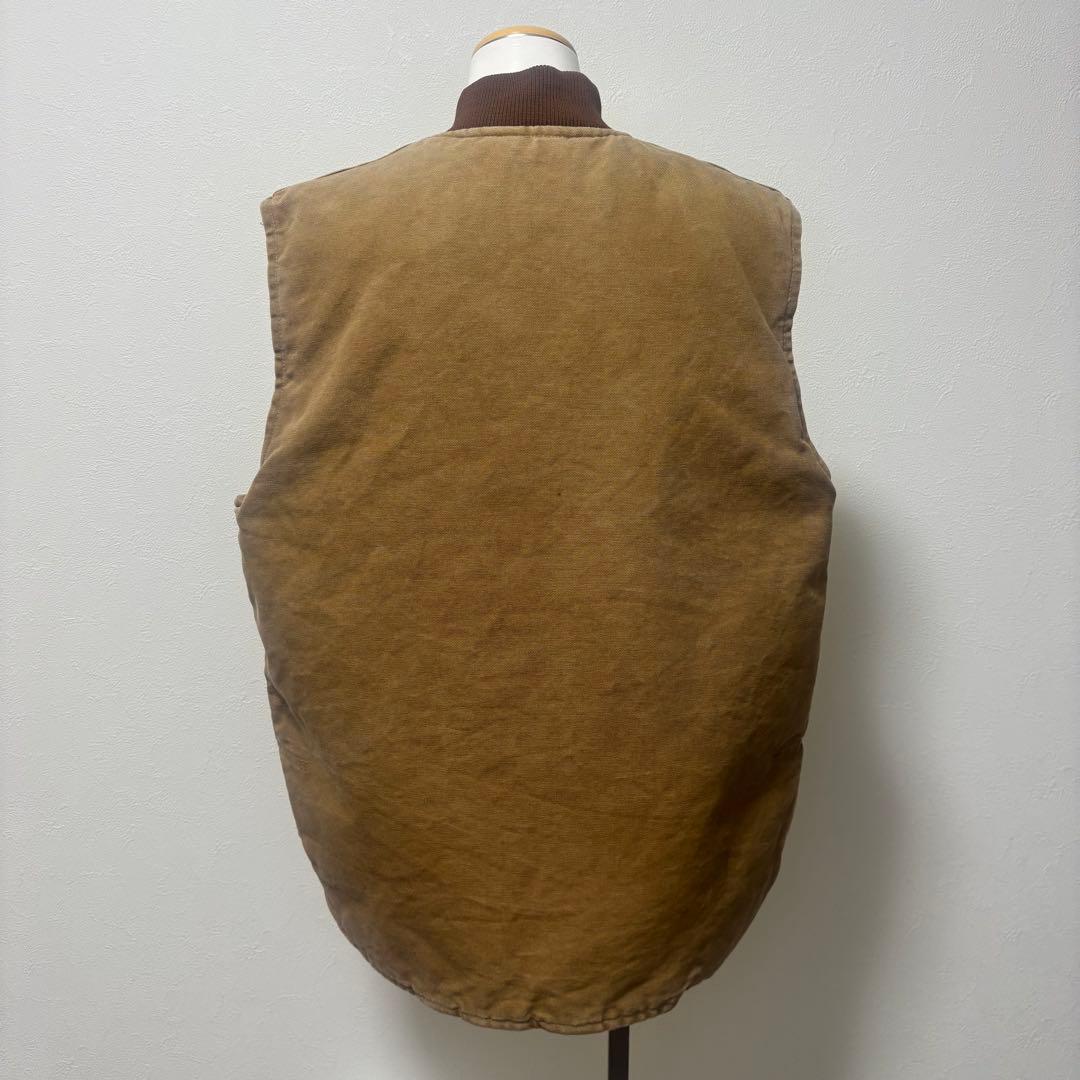 【レア】Carhartt ダックベスト　アメリカ製　ロゴ　希少　アウター