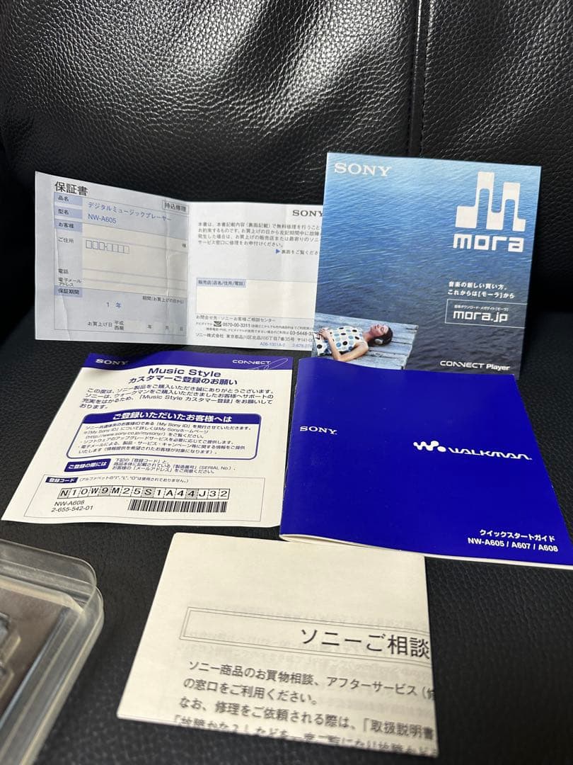 SONY ソニー ウォークマン NW-A605 デジタルオーディオプレーヤー