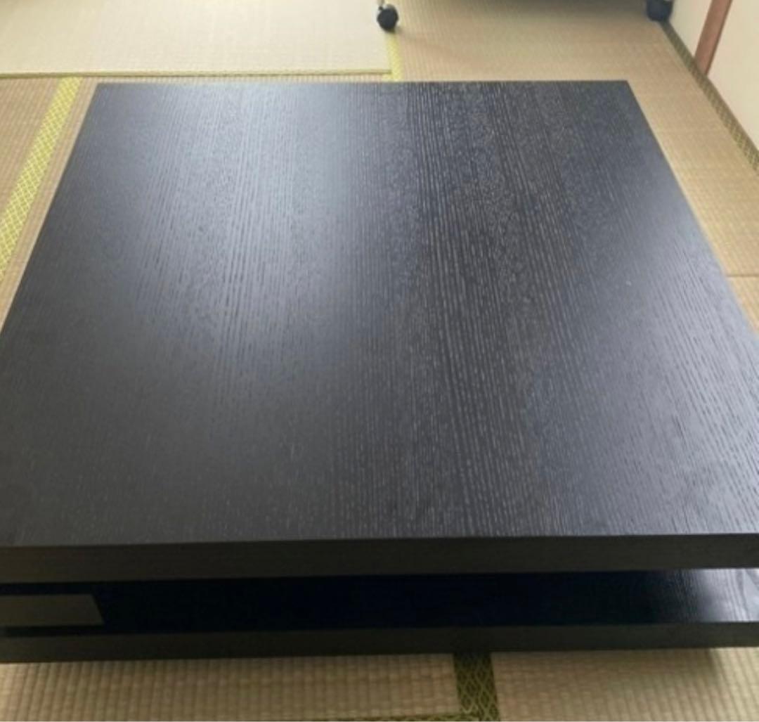 テーブル一点物のオーダーメイド品、重厚感あり高級感のあるテーブル。