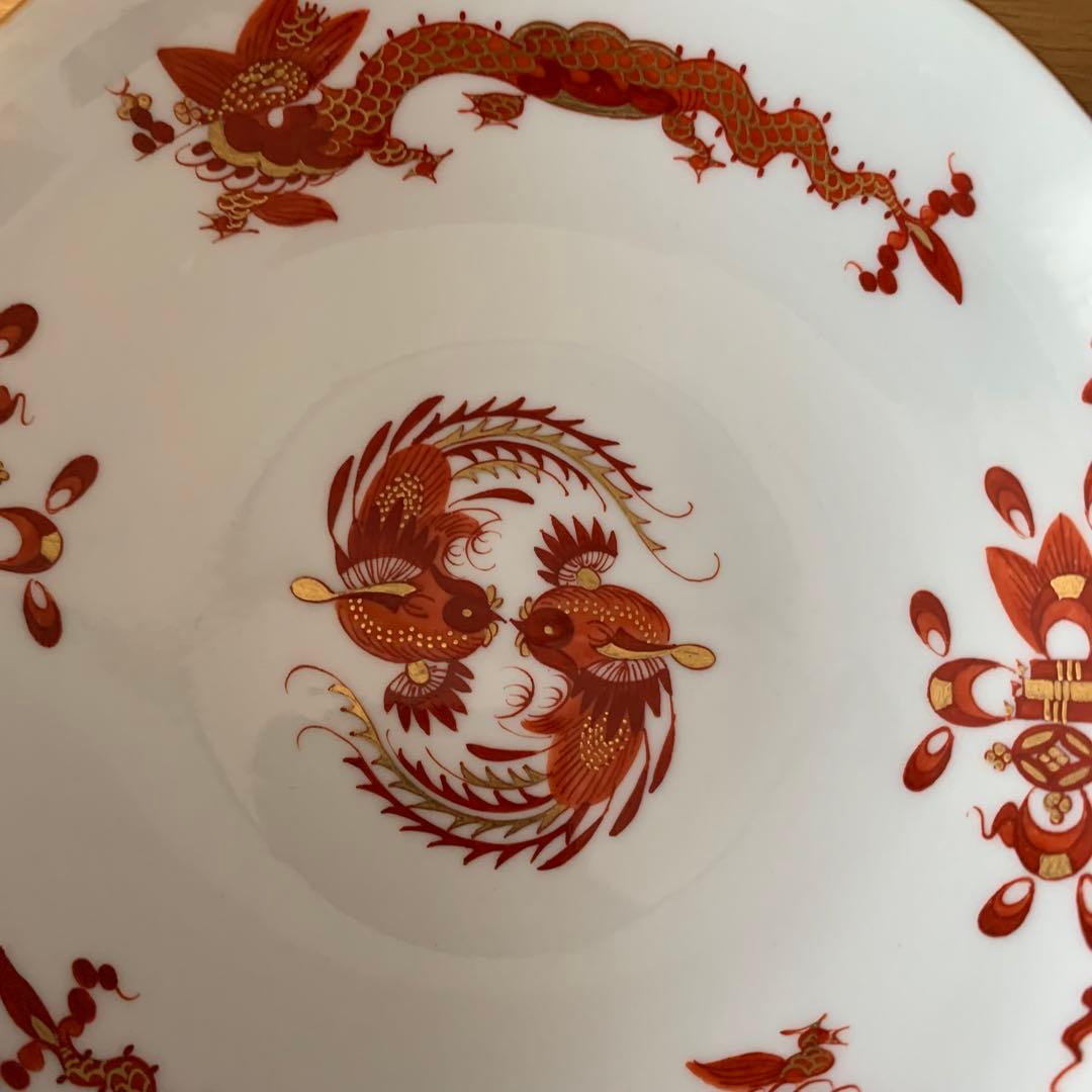 マイセン　レッドドラゴン　二枚セット