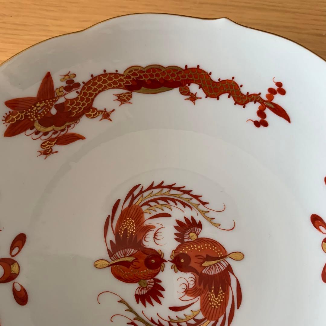 マイセン　レッドドラゴン　二枚セット