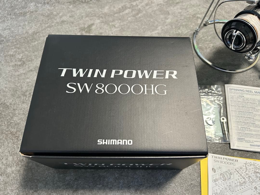 Shimano TWIN POWER SW8000HG スピニングリール