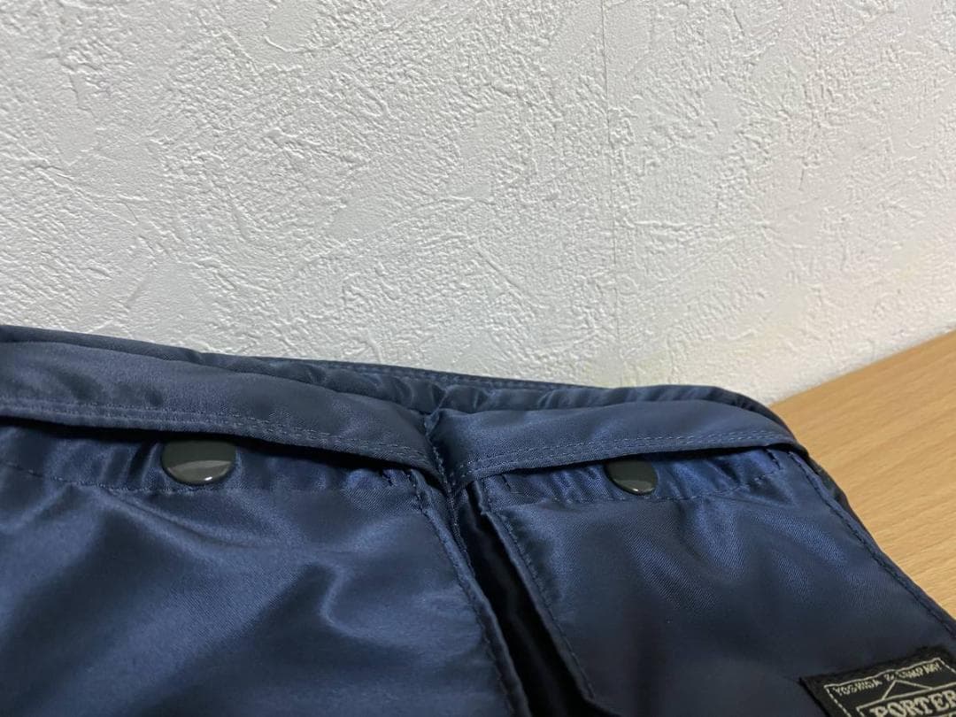 新品同様 PORTER 新タンカー 2way ショルダーバッグS アイアンブルー