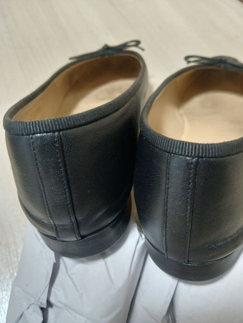 CHANELシャネル ココマーク　フラットシューズ　リボン　バレリーナ　靴