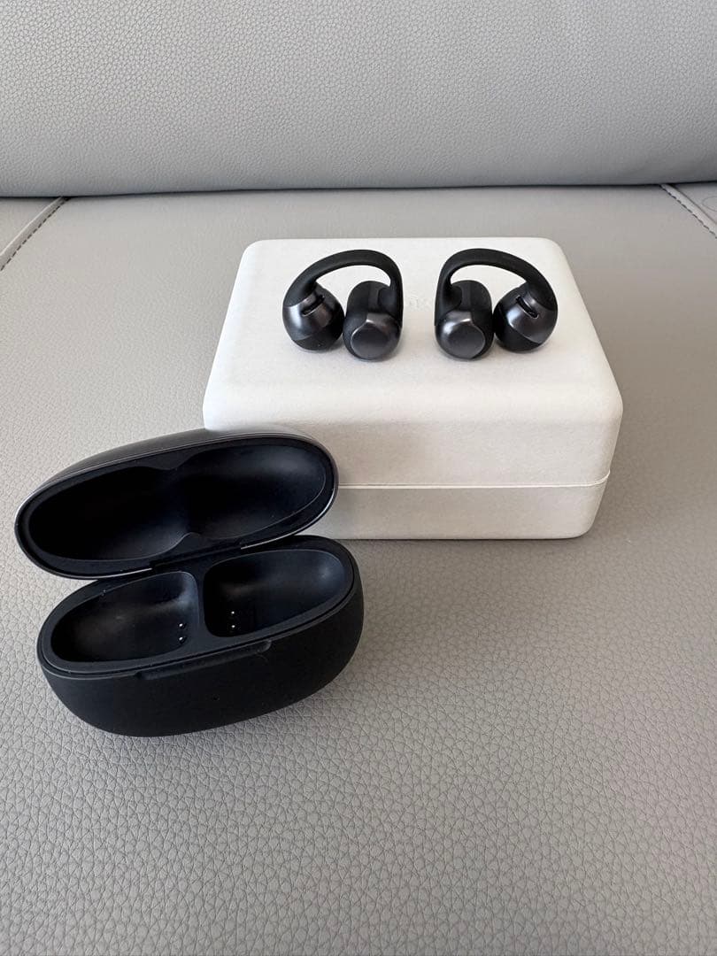 SHOKZ OPENDOTS ONEワイヤレスイヤホン ブラック 中古　数回使用