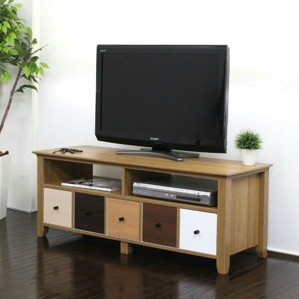 テレビ台 ローボード テレビボード 北欧　引出がかわいい TV-DC120
