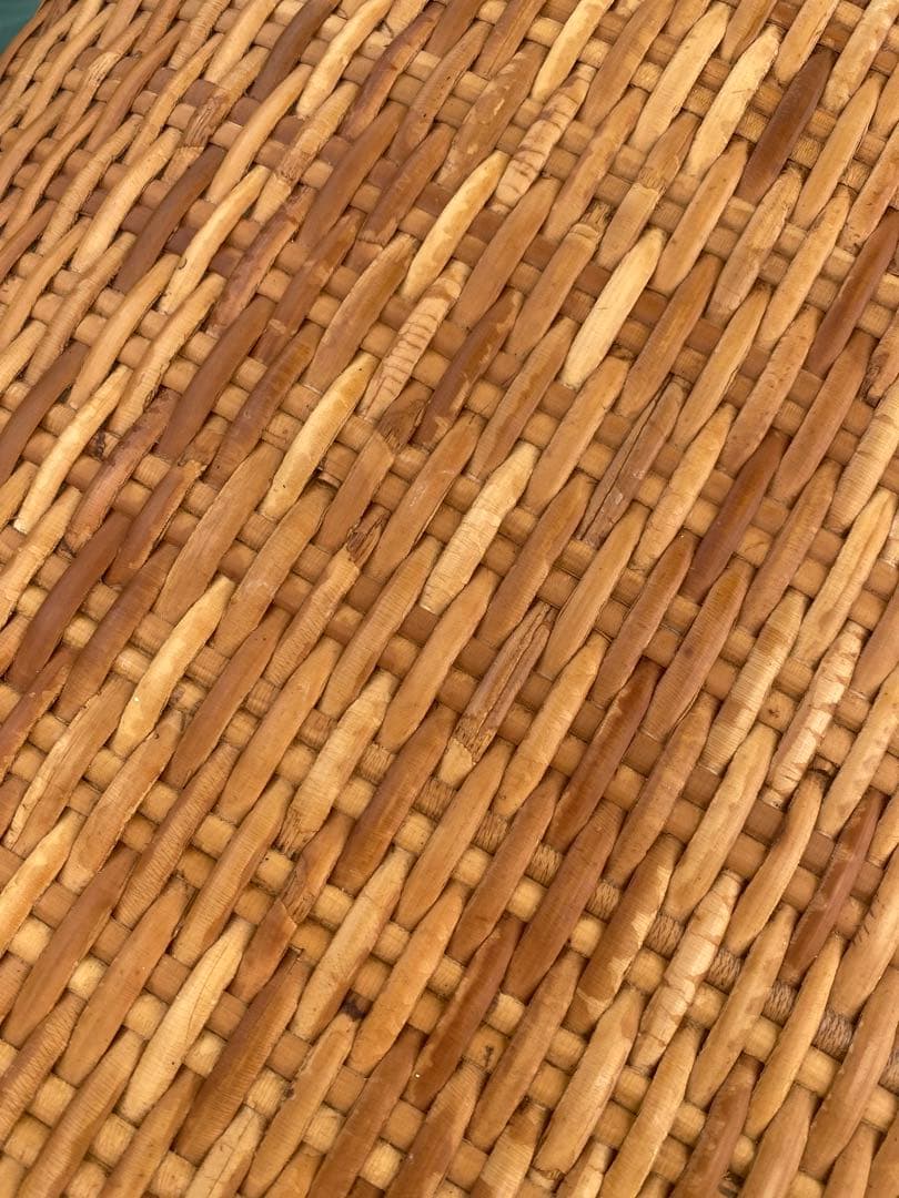 希少✨アジアンファニチャーの天然ラタンチェア　オットマン別売り