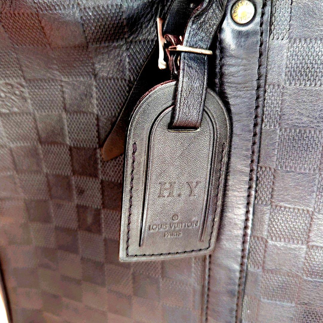 ルイ・ヴィトン ビジネスバッグ ブラック 黒 ダミエ ロゴ レザー