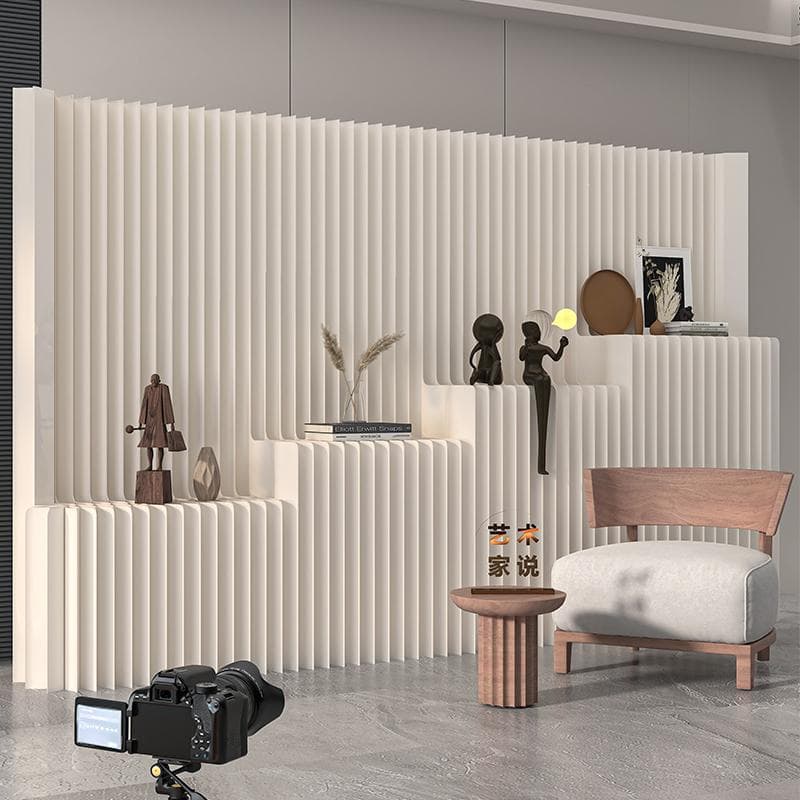 折りたたみパーテーション間仕切り 3段式高さ1.8ｍ長さ3ｍ持ち運び可能 目隠し