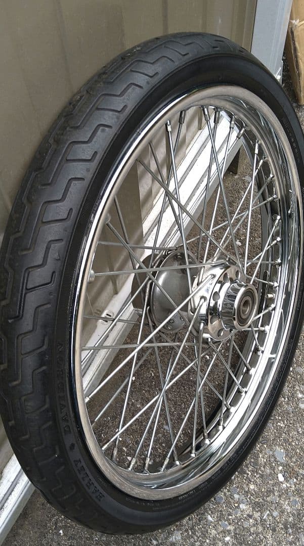 ハーレーソフテイルFXSTC21インチフロントタイヤ＆ホイール