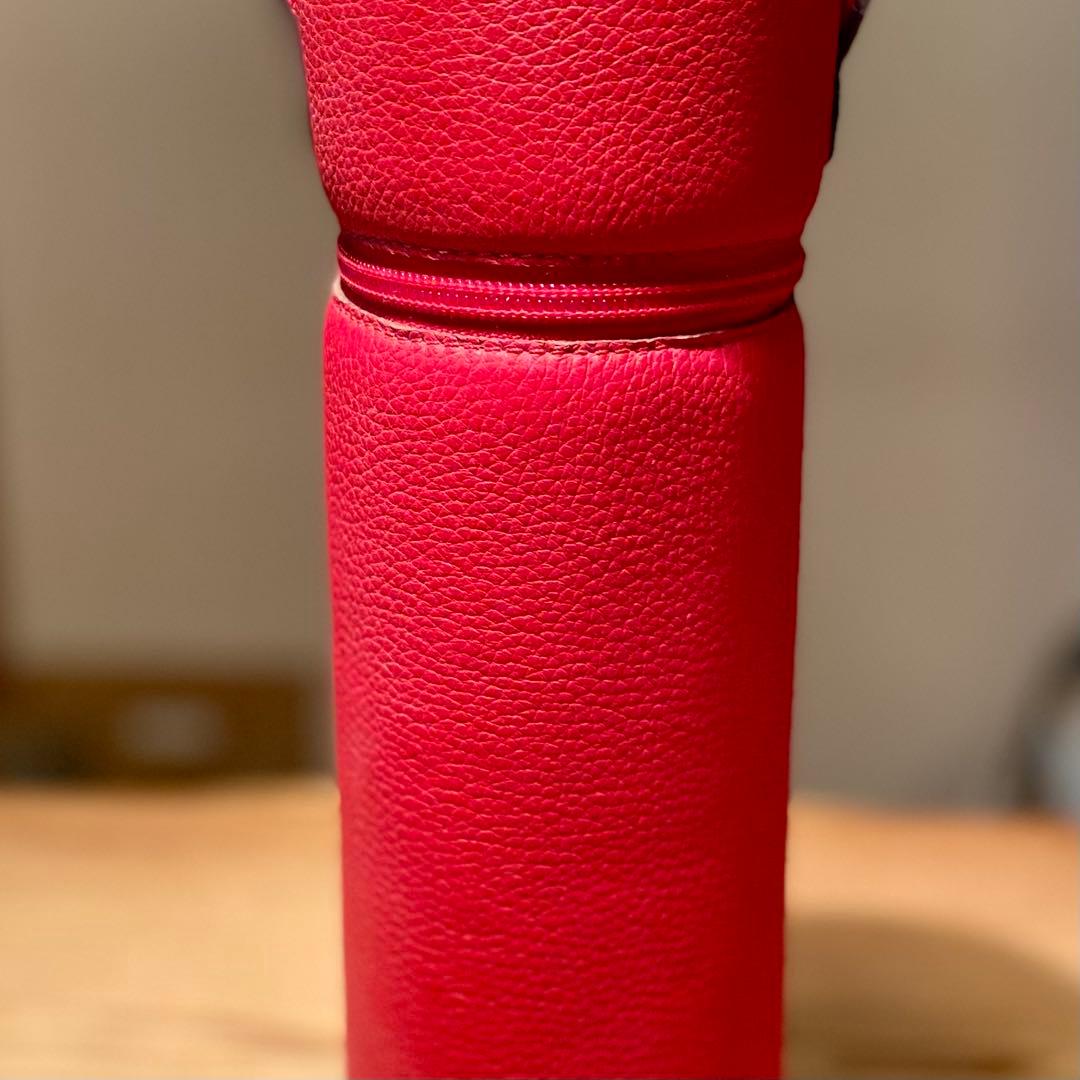 イタリア製トゥモローランドオリジナルワインボトルケース本革製