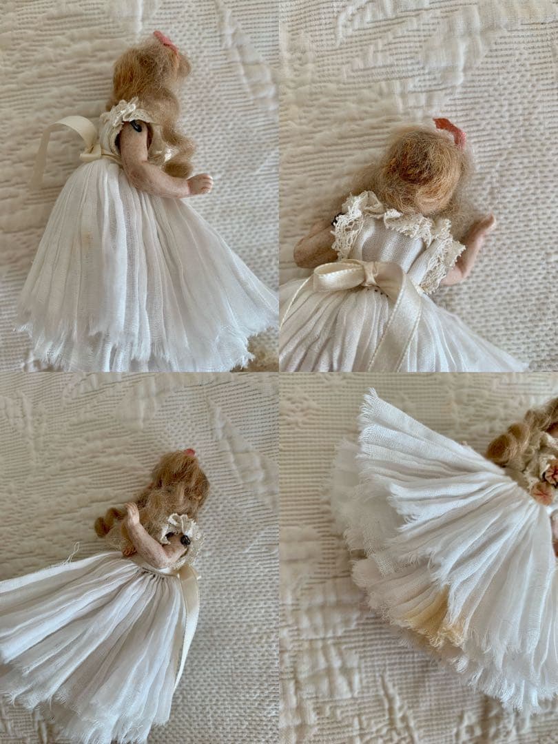 ※ réservé※ロココ装飾プレゼンテーションボックスミニョネットビスクドール