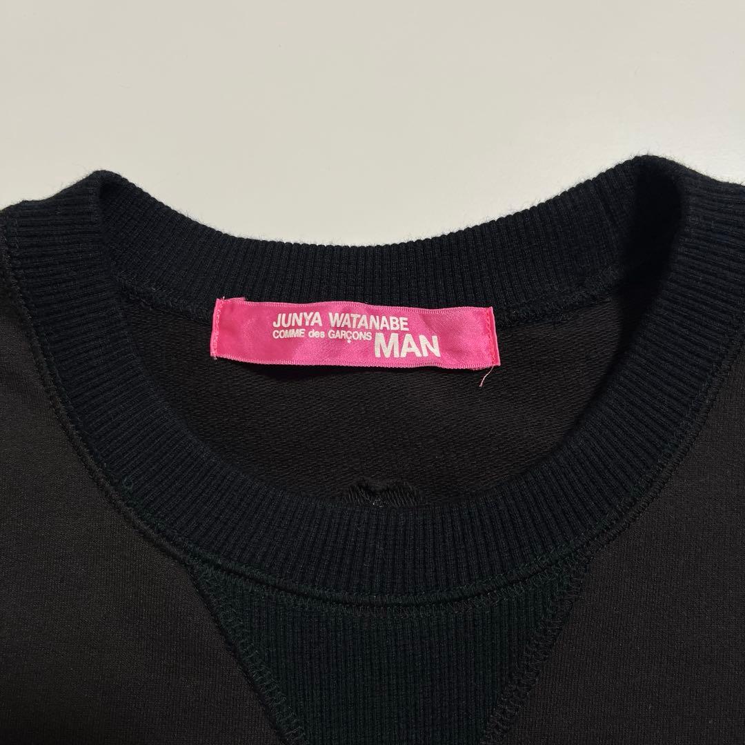 JUNYA WATANABE MAN スウェット ビジュー チェーン ブラック