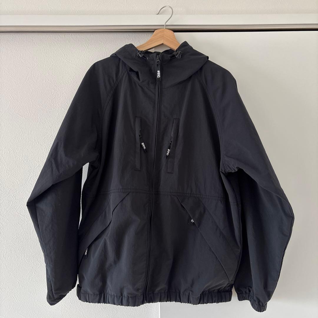 ジャケット・アウター FTC NYLON HOODED JACKET BLACK M