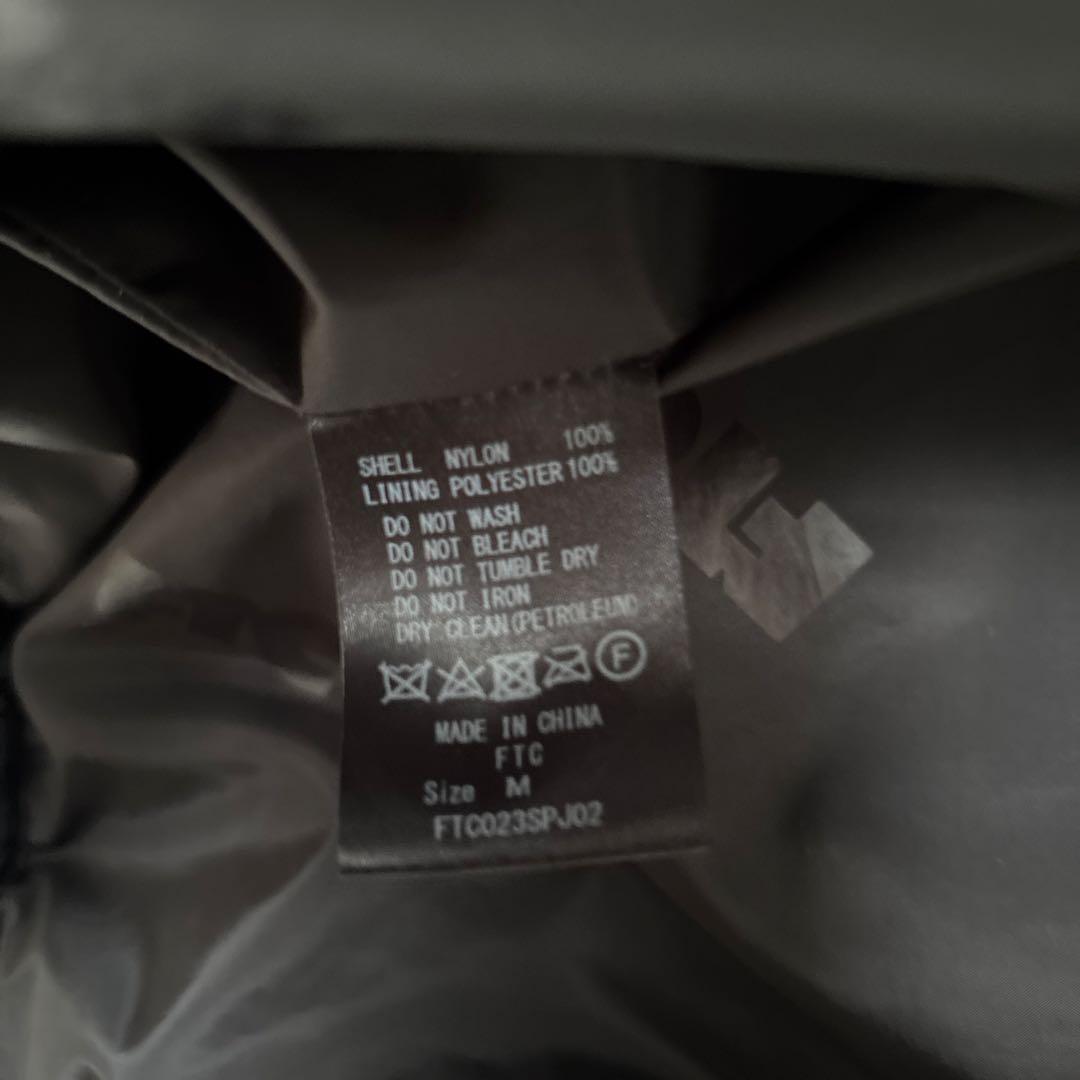 ジャケット・アウター FTC NYLON HOODED JACKET BLACK M