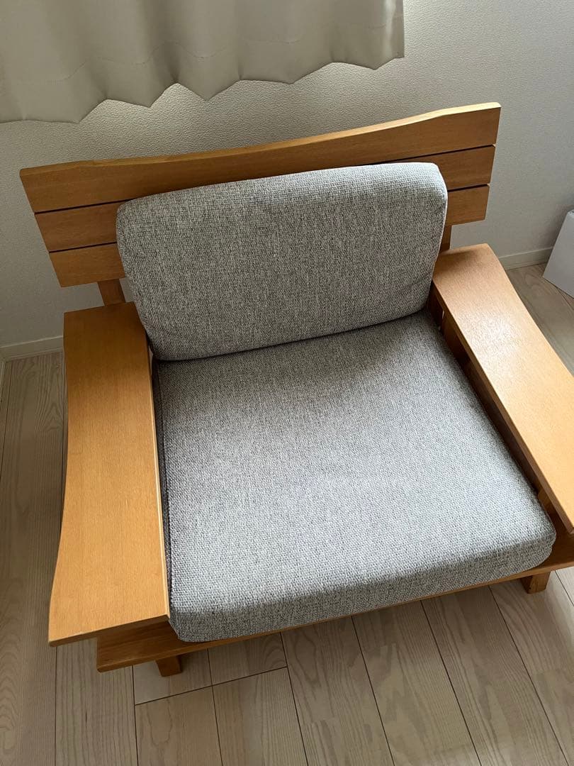 ニトリ　 1人掛けソファ 布