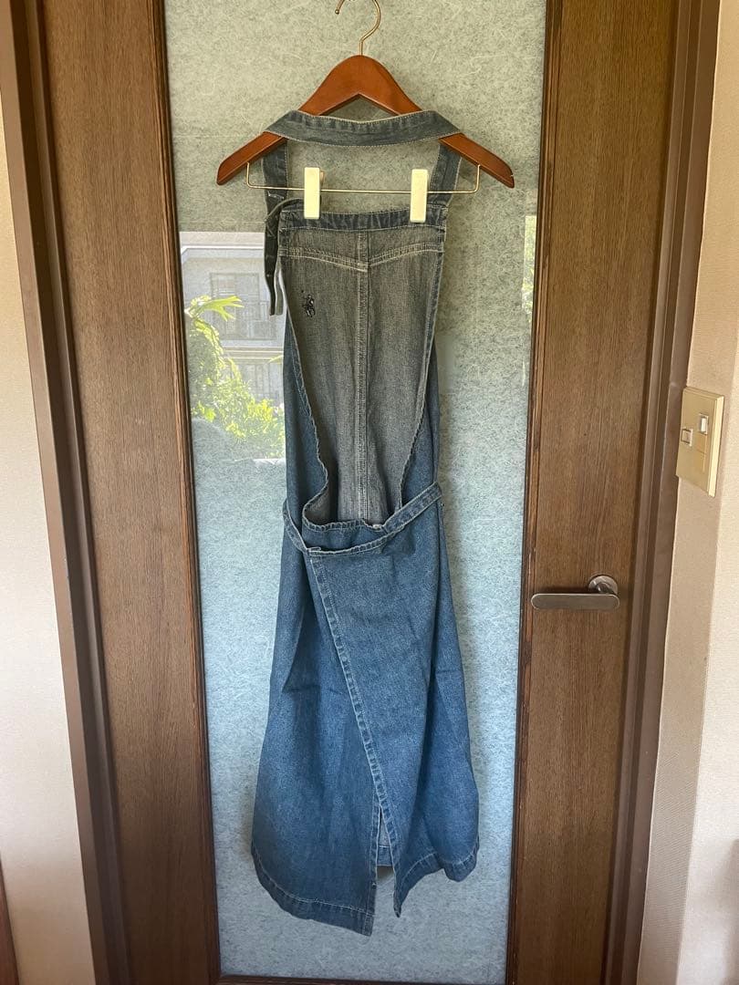 新品未使用✳︎ラルフローレンホーム✳︎ビッグポニー✳︎ウォッシュドデニムエプロン