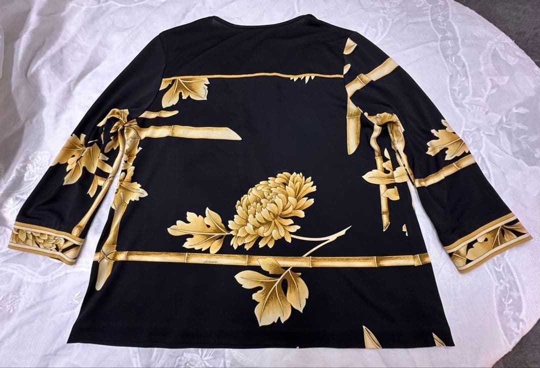 #LEONARD ブラウス　Ｌ　長袖