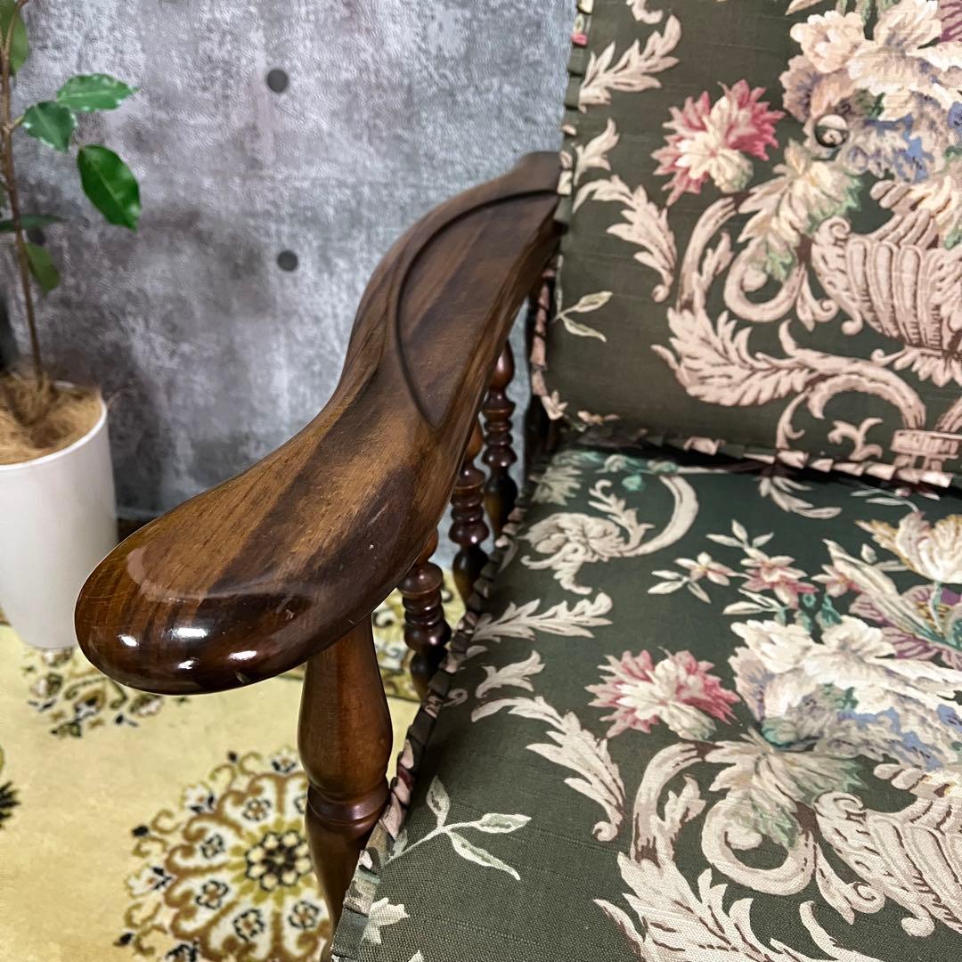 ꧁カリモク家具 karimoku꧂2人掛けセパレートアームソファ リビングチェア