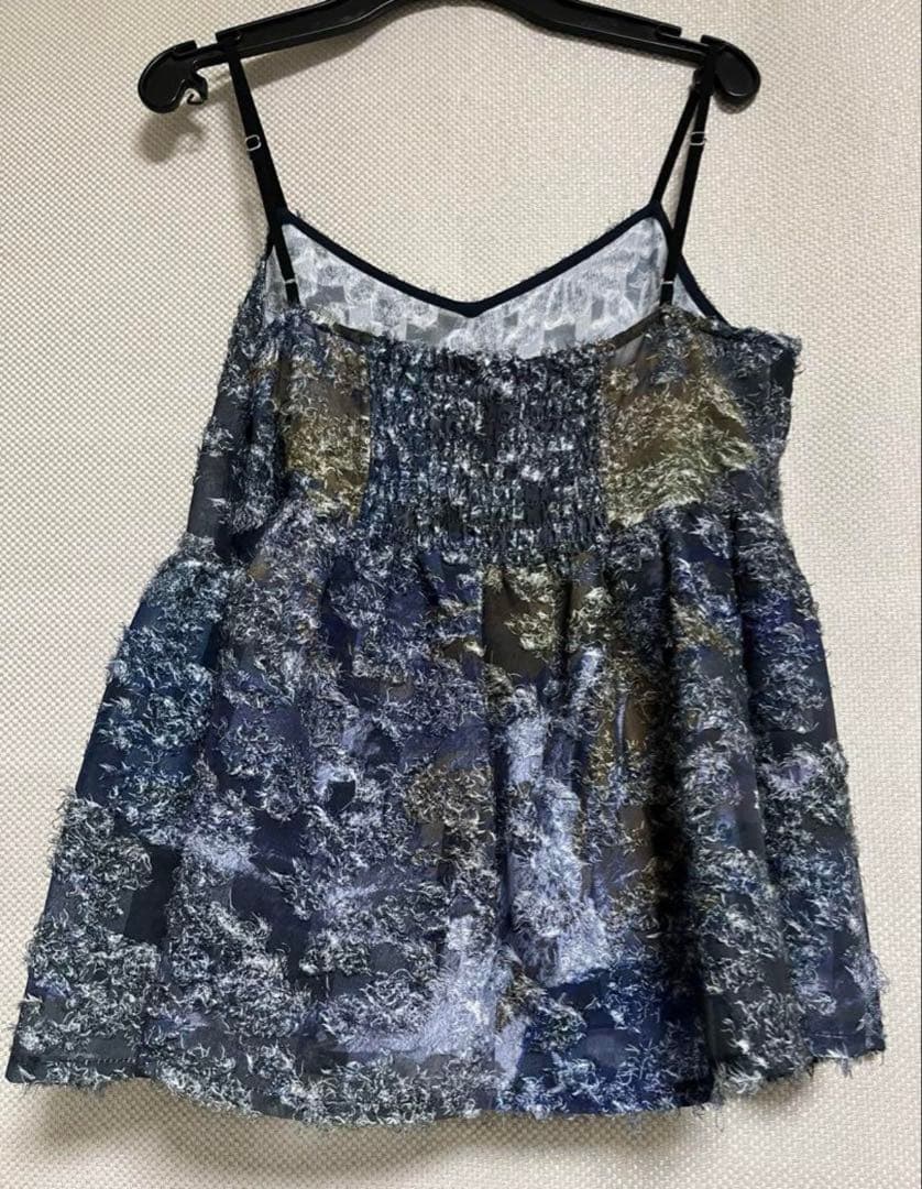 ameri vintage MEDI RACHEL FLUFFY ART キャミ