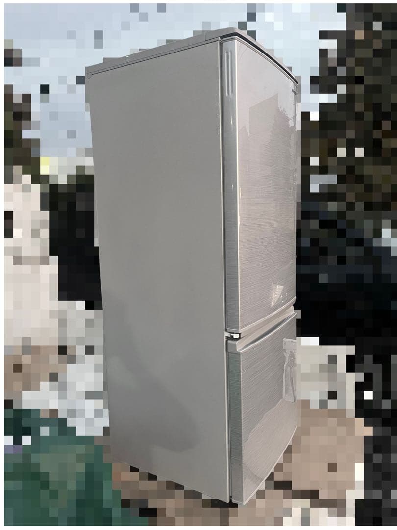 SHARP 2ドア冷蔵庫 167L SJ-D17F-S 2020年製