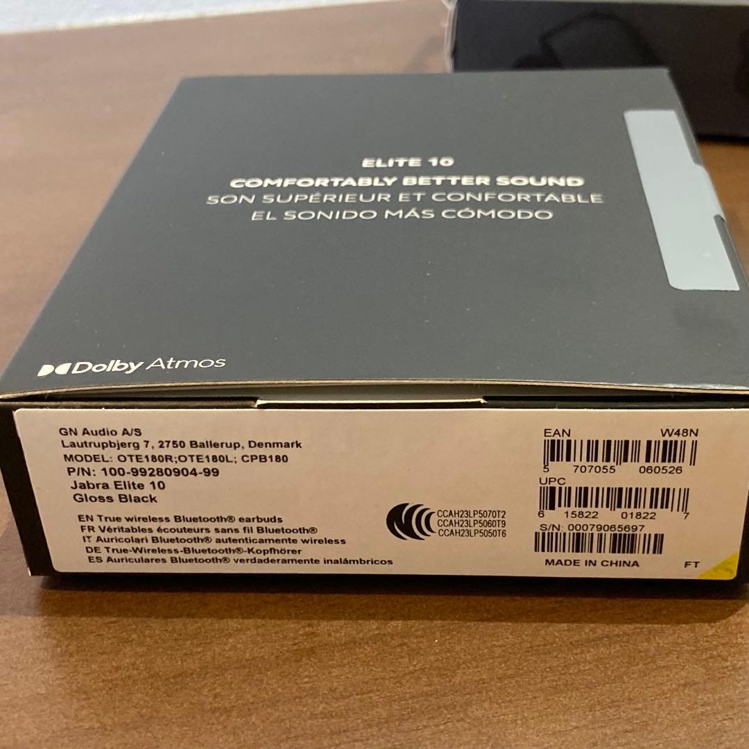 ★未使用★ Jabra Elite 10 ワイヤレスイヤホン ブラック