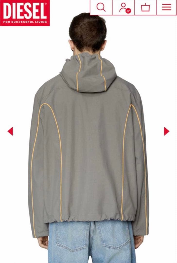 【最安値】DIESEL 23SS ナイロンジャケット