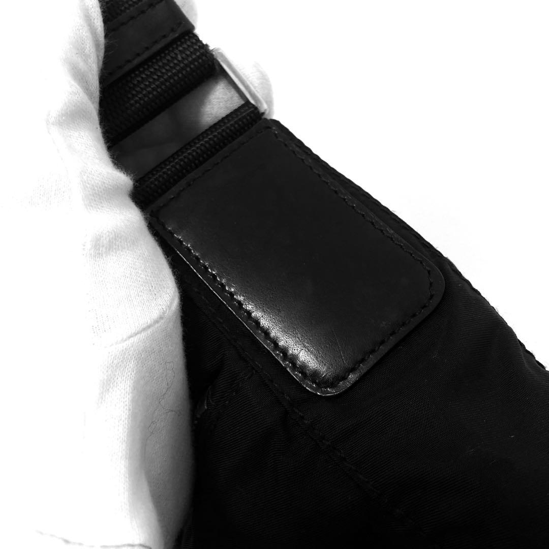 良品　PRADA プラダ　ショルダーバッグ　ナイロン　トートバッグ　ブラック　黒