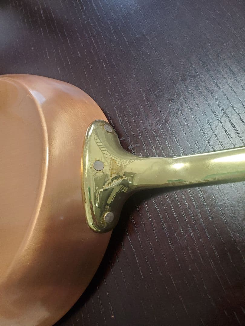 銅製フライパン 26cm 真鍮ハンドル