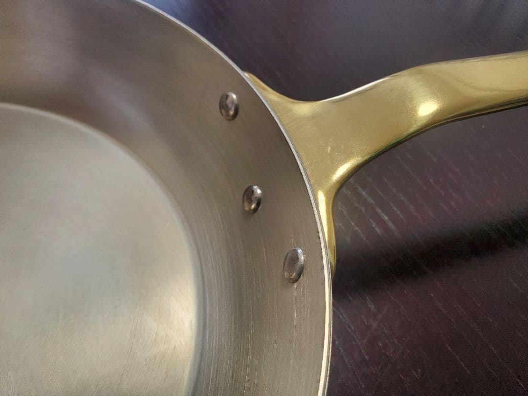 銅製フライパン 26cm 真鍮ハンドル