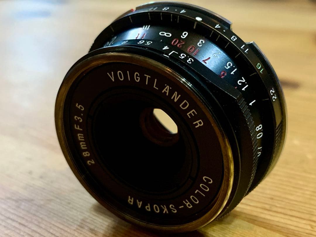 フォクトレンダー COLOR-SKOPAR 28mm F3.5 ブラック L39