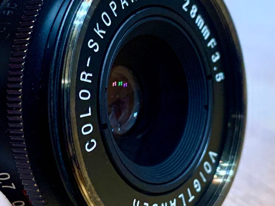 フォクトレンダー COLOR-SKOPAR 28mm F3.5 ブラック L39