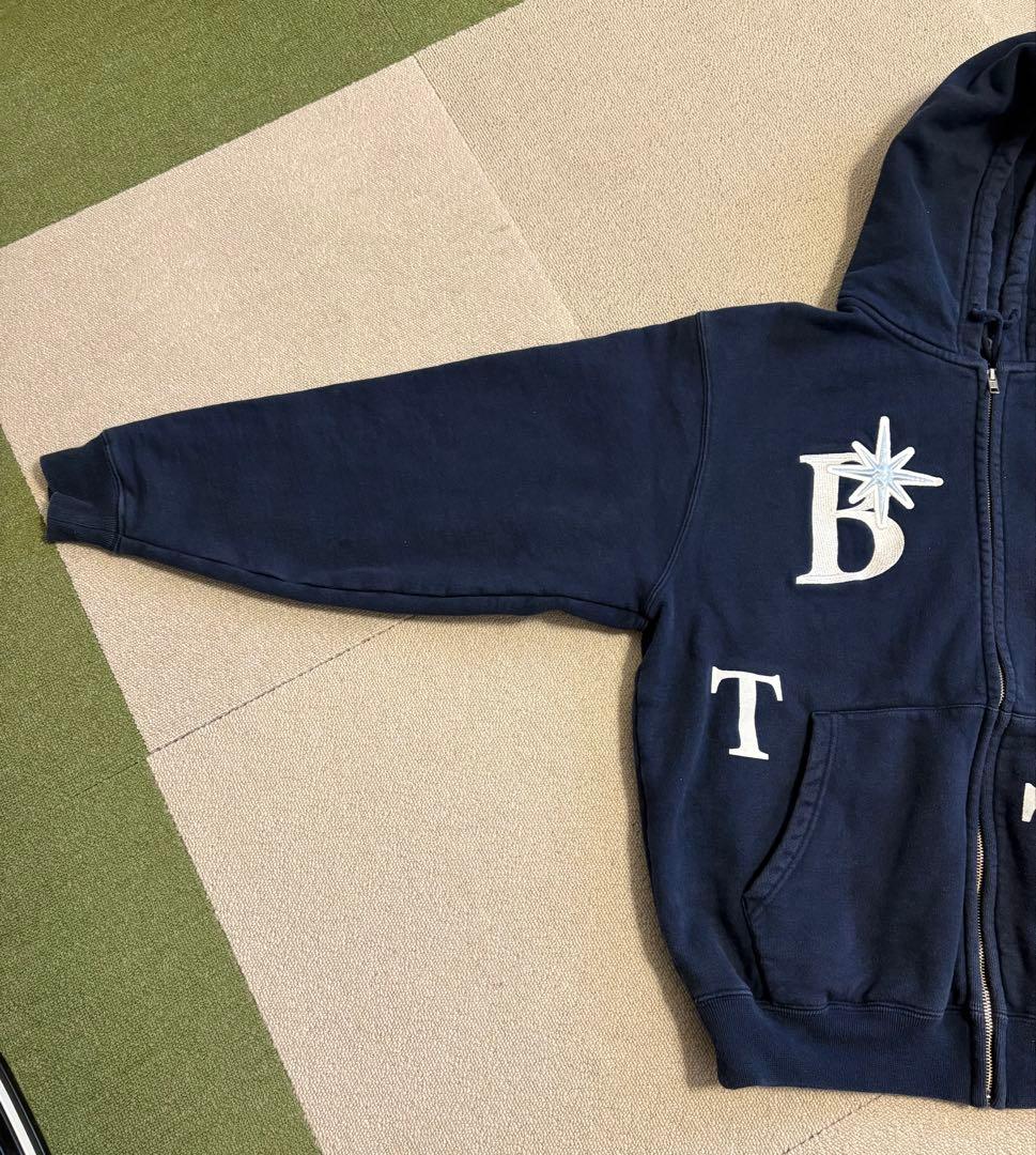 BoTT Scattered B Logo Zip Hoodie ネイビー