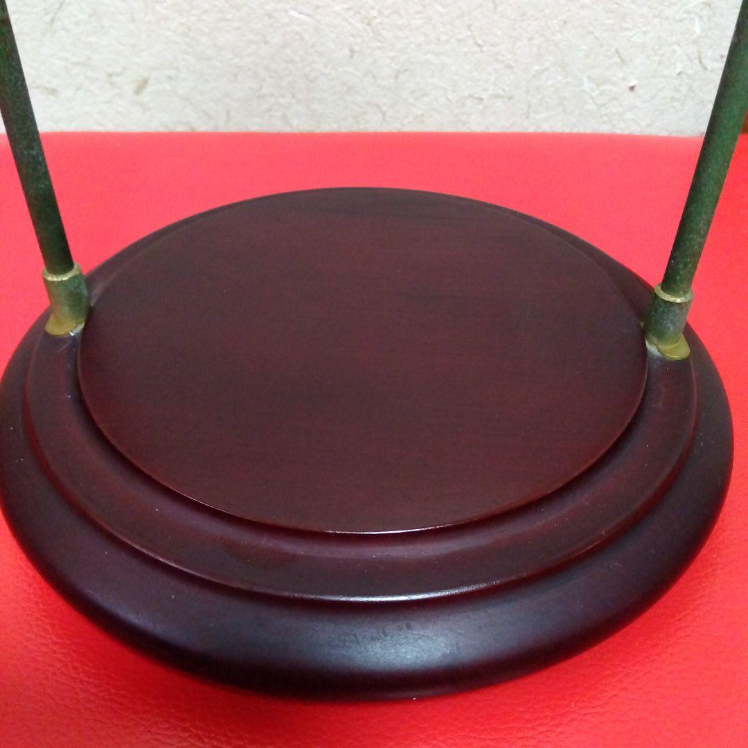 MASTER LAURELガラスドーム付き置時計 アンティーク時計　日新時計