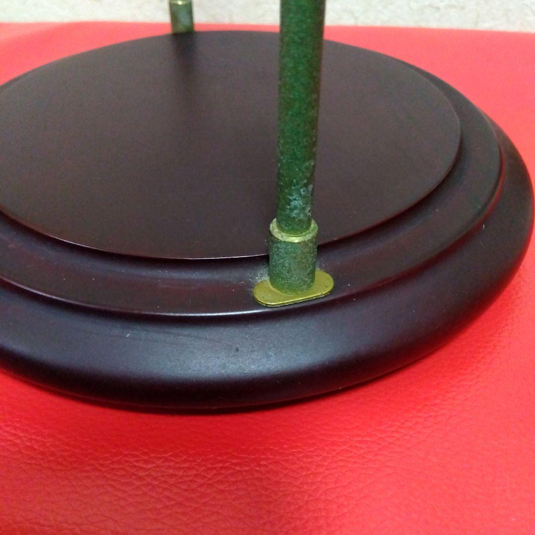 MASTER LAURELガラスドーム付き置時計 アンティーク時計　日新時計