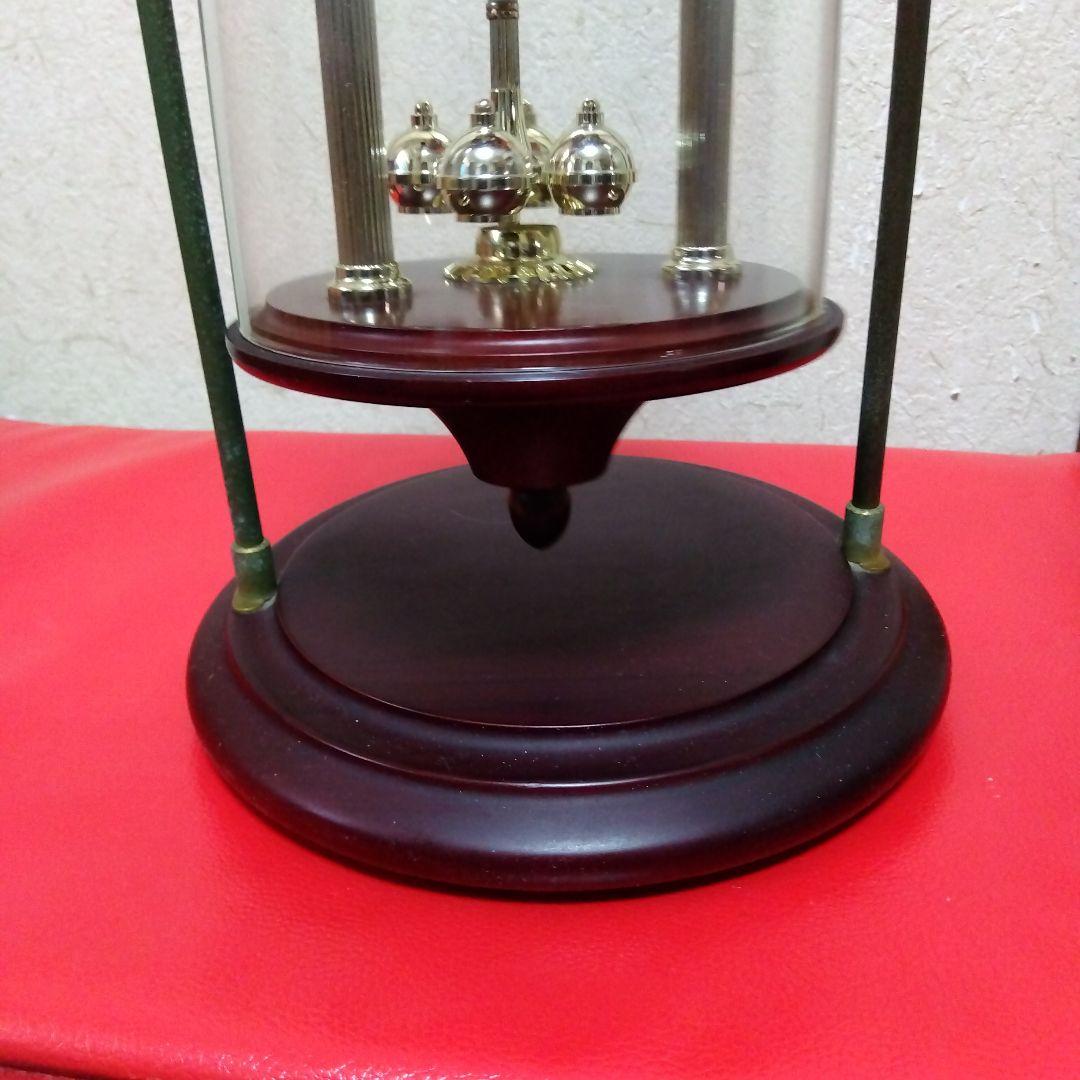 MASTER LAURELガラスドーム付き置時計 アンティーク時計　日新時計