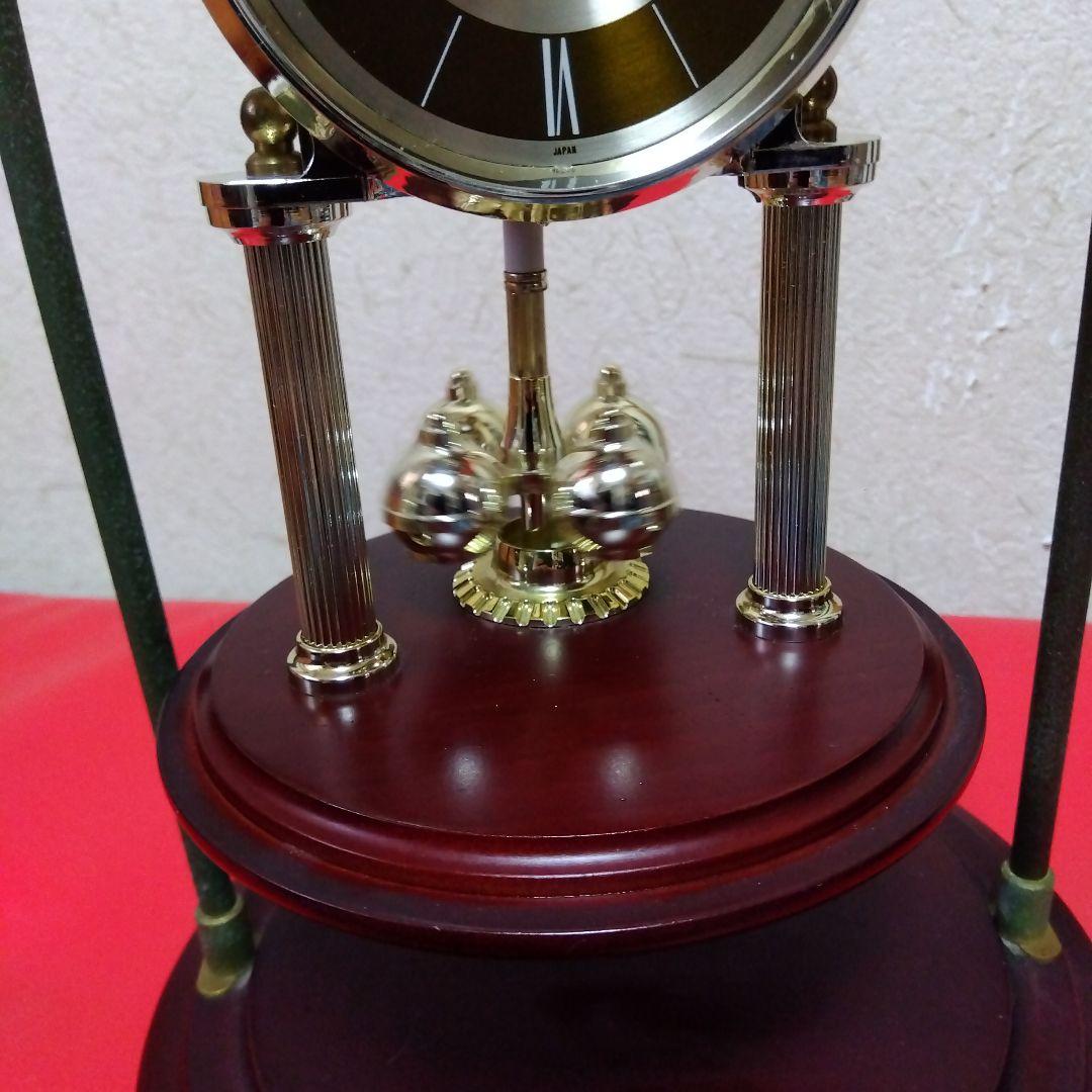 MASTER LAURELガラスドーム付き置時計 アンティーク時計　日新時計