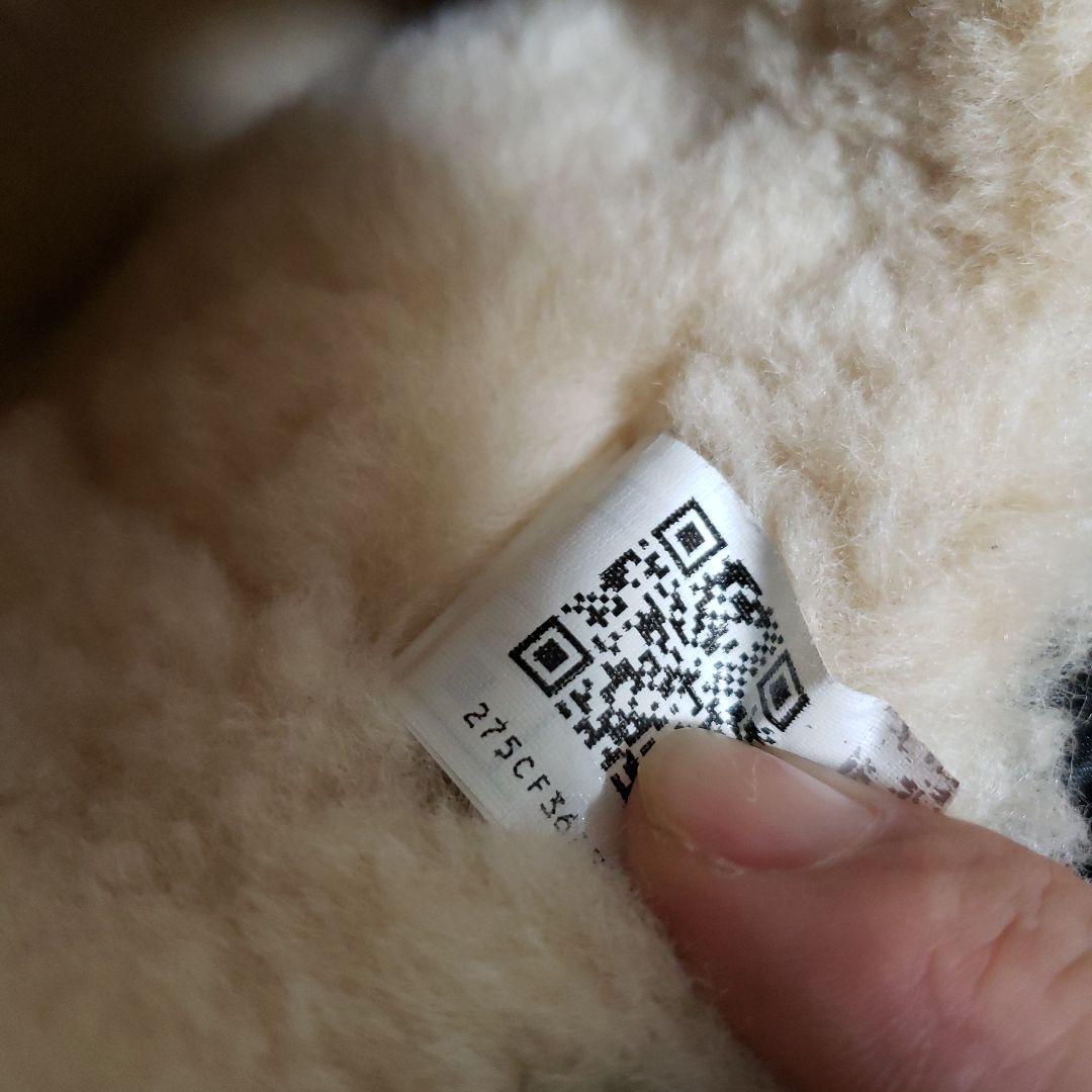 UGG黒と金の薔ローズ柄ムートンブーツ