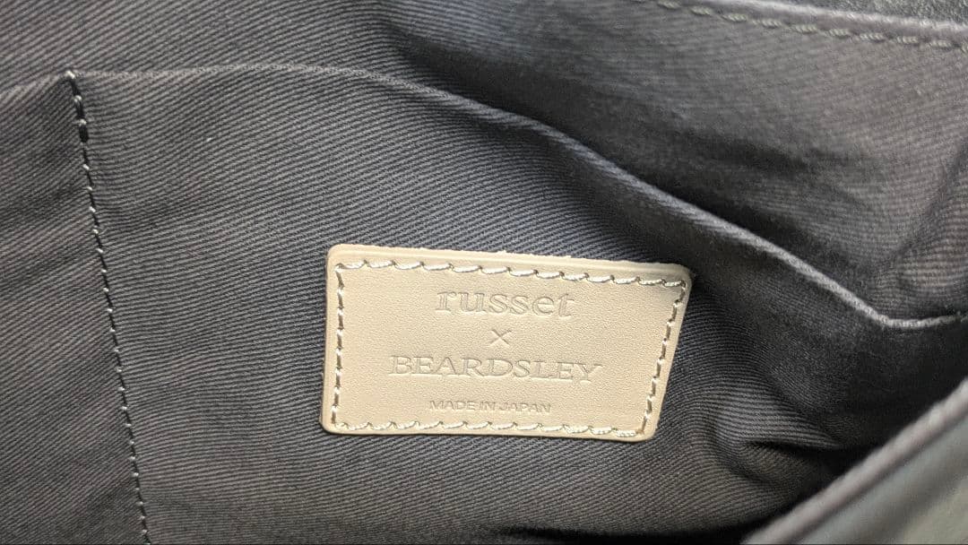 新品タグ有り russet BEARDSLEY 2wayフラップショルダーバッグ