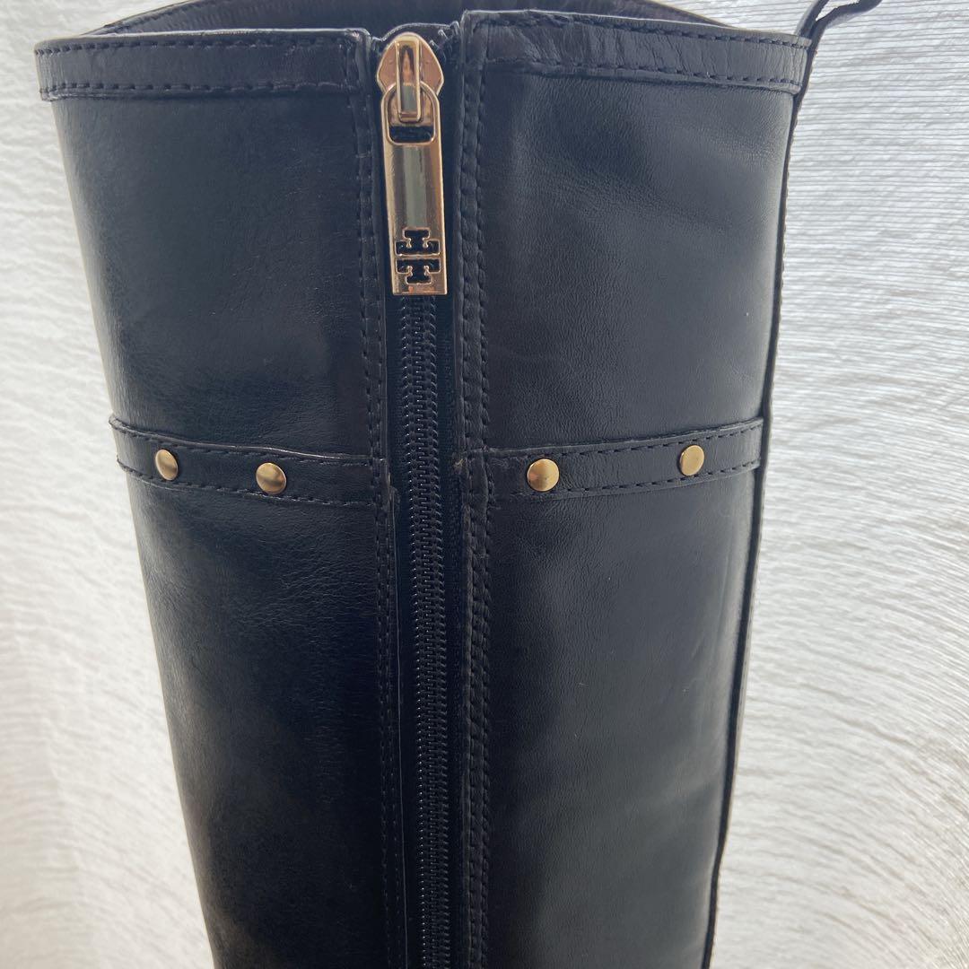 トリーバーチスタッズ付きロングブーツ　美品
