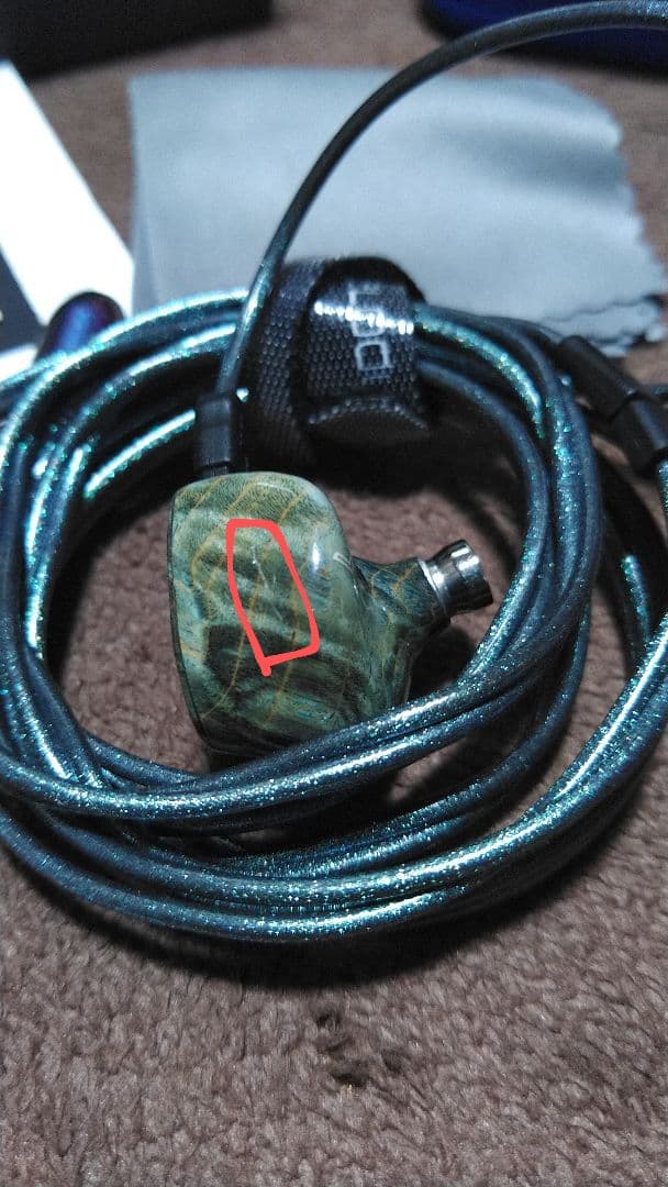 《一部キズあり》unique melody イヤホンonso 05ケーブルセット