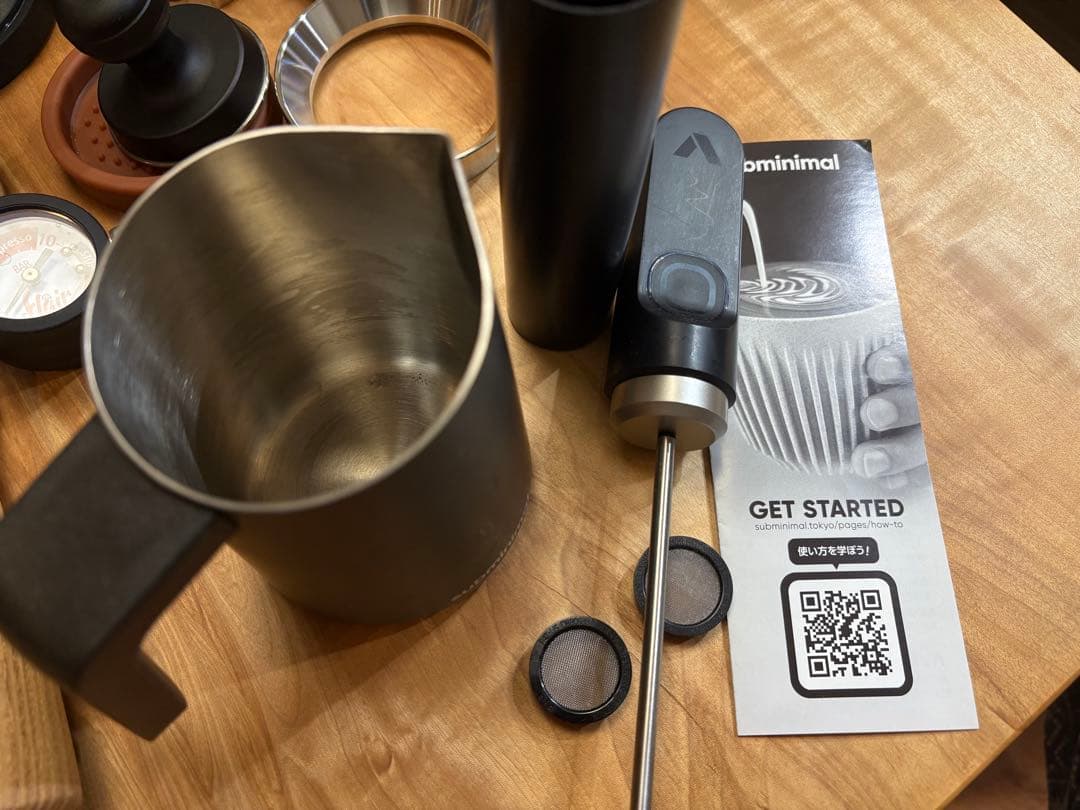 手動エスプレッソマシン Flair 58：希望でNano Foamerなど付属