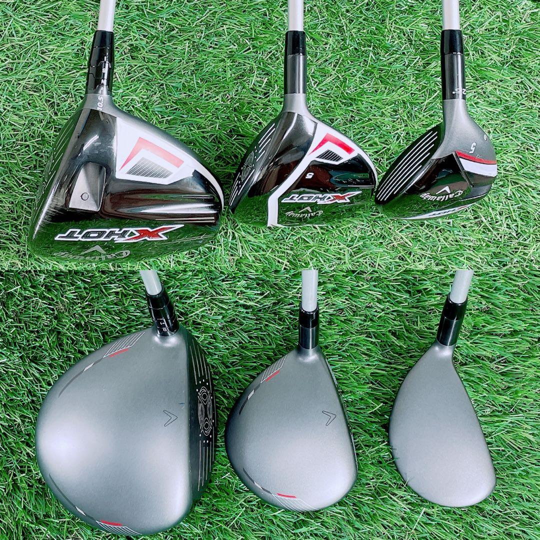 現行モデル　ゴルフセット　ウッド　アイアン　キャロウェイ　X HOT　N1885