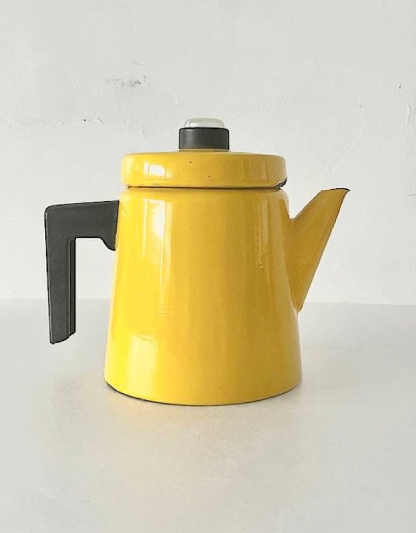 Finel　Antti Nurmesniemi コーヒーポット　イエロー　中綺麗