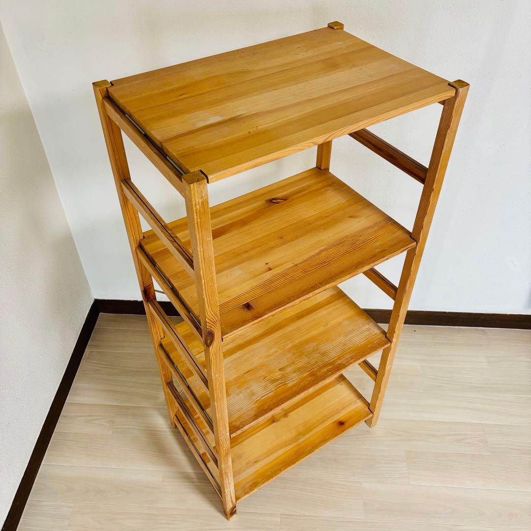 無印良品 MUJI木製棚 ユニットシェルフ 4段　送料込み