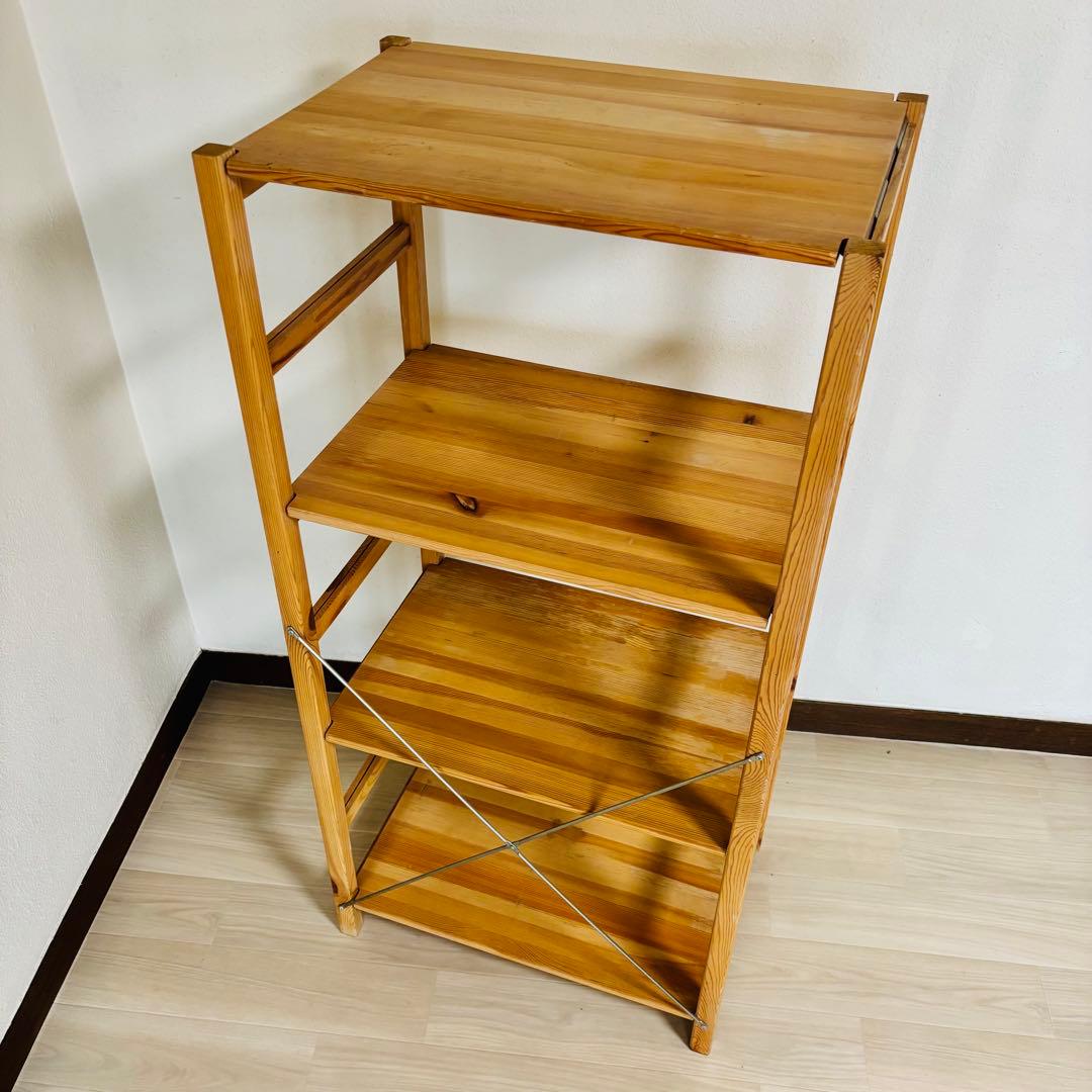 無印良品 MUJI木製棚 ユニットシェルフ 4段　送料込み