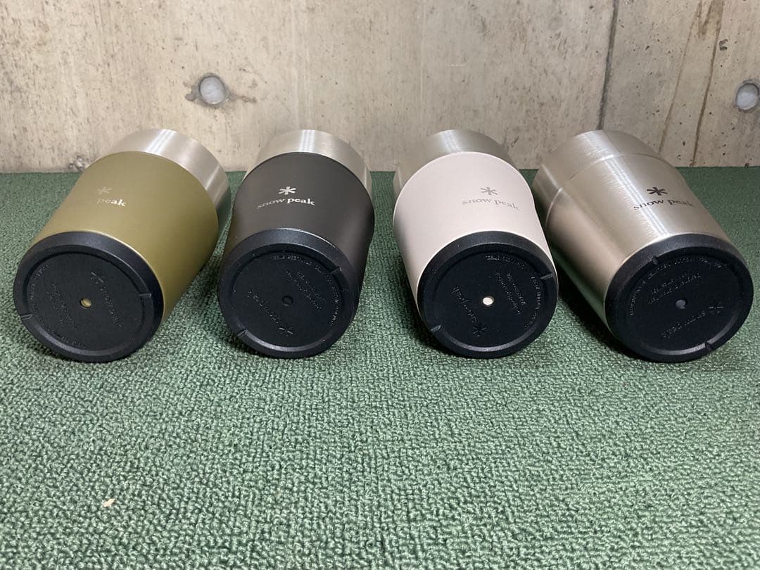 美品 サーモタンブラー 470 4色セット スノーピーク  peak