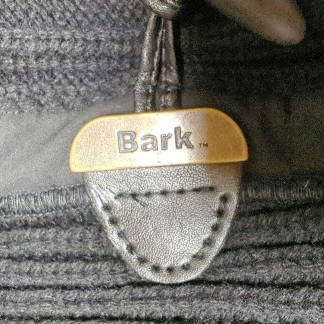 美品 BARK ダッフル ダウン切り替え ワッフル ブラック L イタリア製