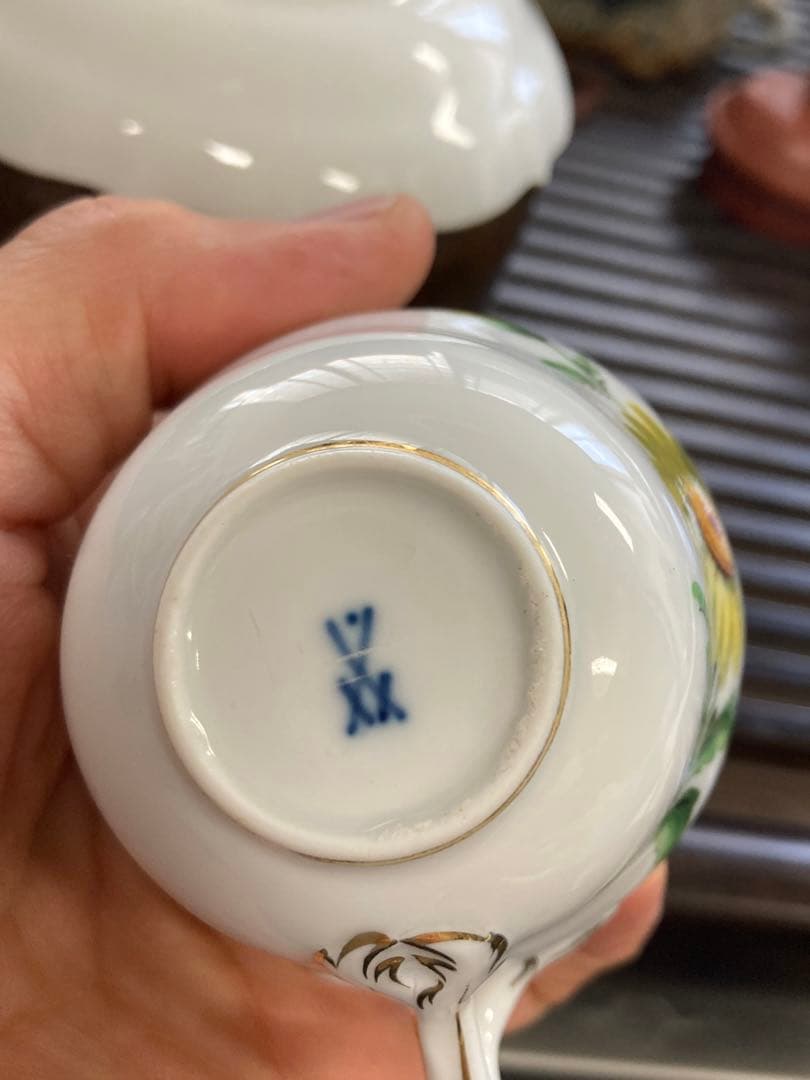 マイセンのデミタスカップ＆ソーサー(1924-34年製造) Meissen